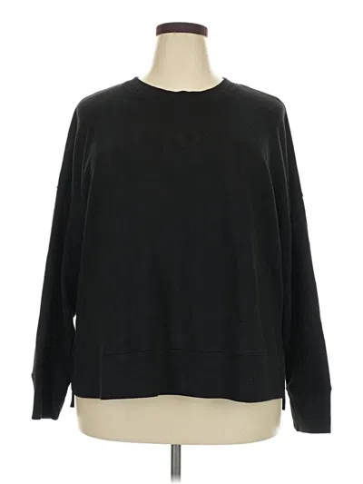 Pre-owned Time And Tru Sweatshirt In Black