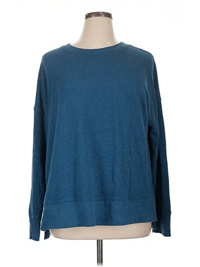 Pre-owned Time And Tru Sweatshirt In Blue