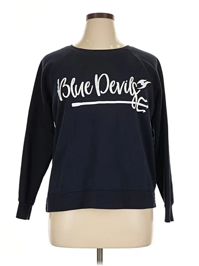 Pre-owned Time And Tru Sweatshirt In Blue