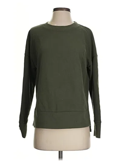 Pre-owned Time And Tru Sweatshirt In Green