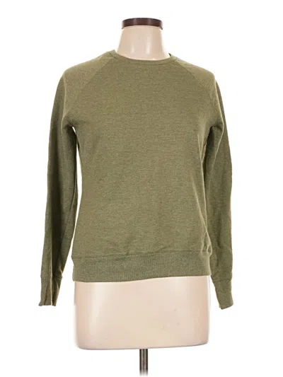 Pre-owned Time And Tru Sweatshirt In Green