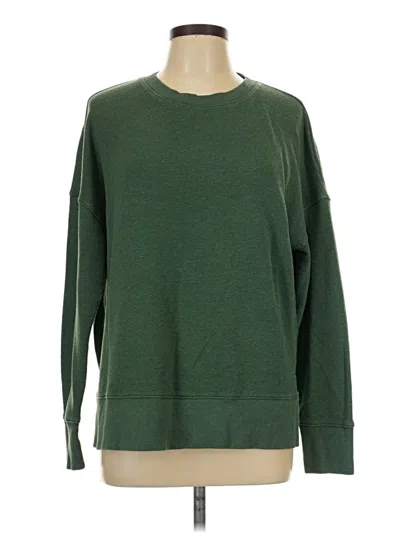 Pre-owned Time And Tru Sweatshirt In Green