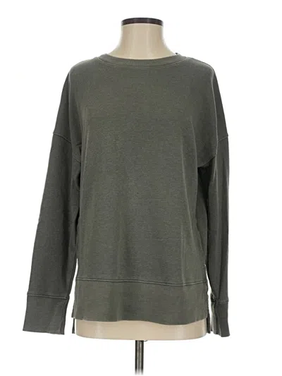 Pre-owned Time And Tru Sweatshirt In Green