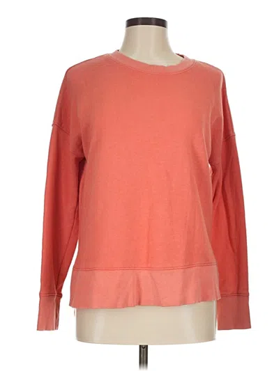 Pre-owned Time And Tru Sweatshirt In Orange