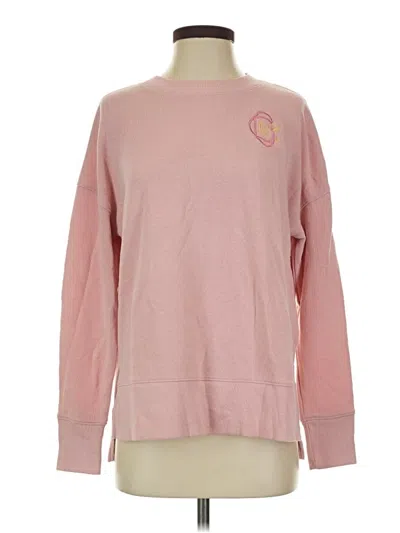Pre-owned Time And Tru Sweatshirt In Pink