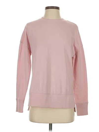 Pre-owned Time And Tru Sweatshirt In Pink