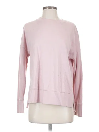 Pre-owned Time And Tru Sweatshirt In Pink