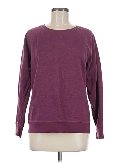Pre-owned Time And Tru Sweatshirt In Purple