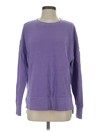 Pre-owned Time And Tru Sweatshirt In Purple