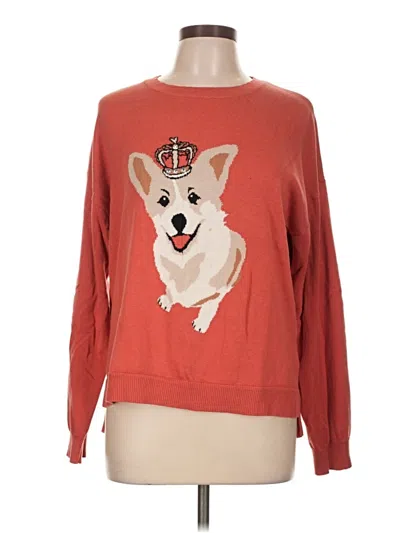 Pre-owned Time And Tru Sweatshirt In Red