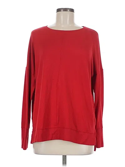 Pre-owned Time And Tru Sweatshirt In Red