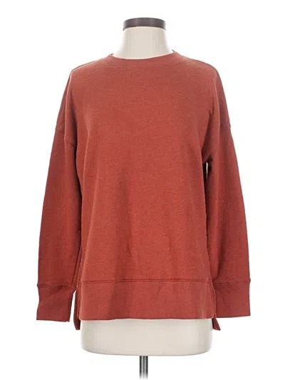 Pre-owned Time And Tru Sweatshirt In Red