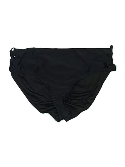 Pre-owned Time And Tru Swimsuit Bottoms In Black