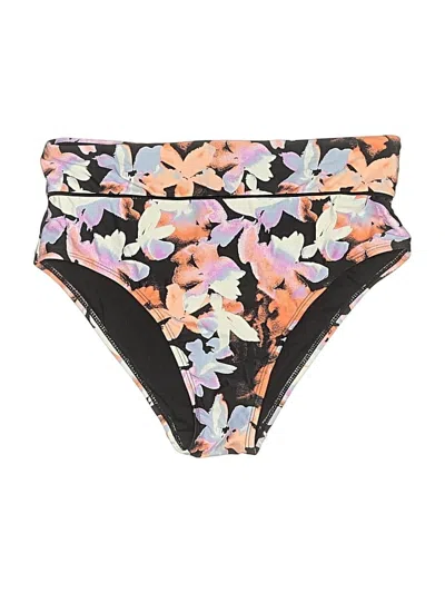Pre-owned Time And Tru Swimsuit Bottoms In Black