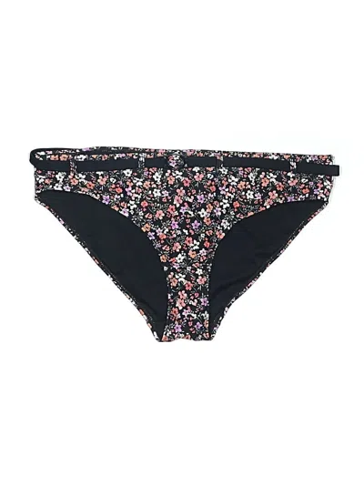 Pre-owned Time And Tru Swimsuit Bottoms In Black