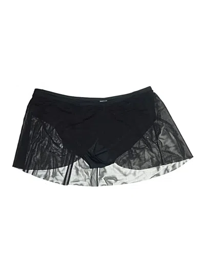 Pre-owned Time And Tru Swimsuit Bottoms In Black