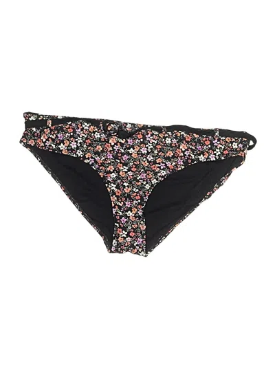 Pre-owned Time And Tru Swimsuit Bottoms In Black