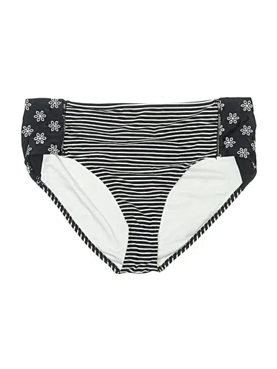 Pre-owned Time And Tru Swimsuit Bottoms In Black