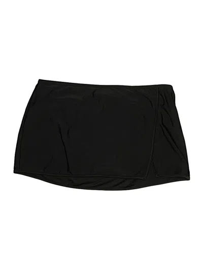 Pre-owned Time And Tru Swimsuit Bottoms In Black