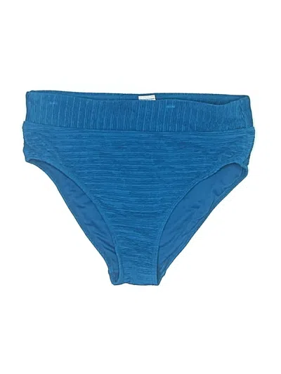Pre-owned Time And Tru Swimsuit Bottoms In Blue