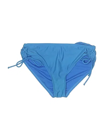 Pre-owned Time And Tru Swimsuit Bottoms In Blue