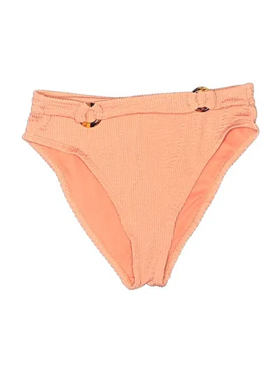 Pre-owned Time And Tru Swimsuit Bottoms In Orange
