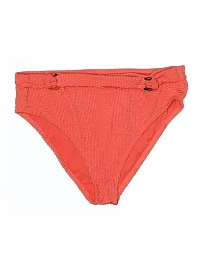 Pre-owned Time And Tru Swimsuit Bottoms In Red