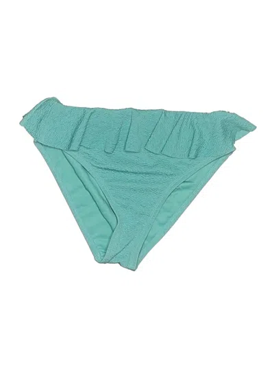 Pre-owned Time And Tru Swimsuit Bottoms In Teal