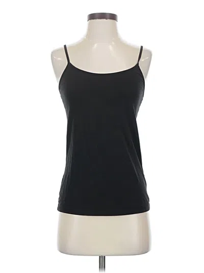 Pre-owned Time And Tru Tank Top Black Halter Neckline Tops
