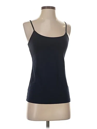 Pre-owned Time And Tru Tank Top Black Halter Neckline Tops