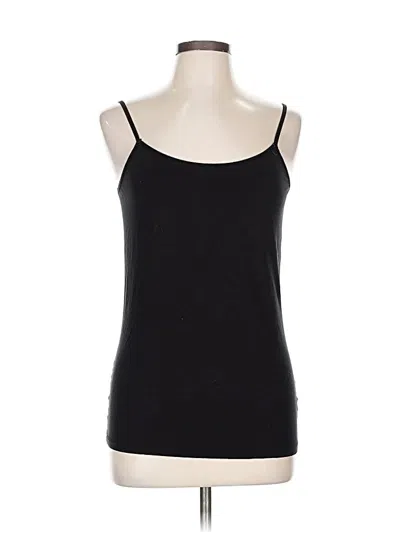 Pre-owned Time And Tru Tank Top Black Strapless Neckline Tops