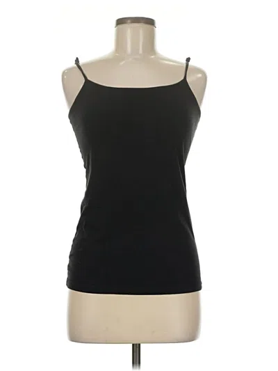 Pre-owned Time And Tru Tank Top Black Strapless Neckline Tops