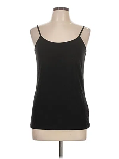 Pre-owned Time And Tru Tank Top Black Strapless Neckline Tops