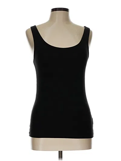 Pre-owned Time And Tru Tank Top Black Strapless Neckline Tops