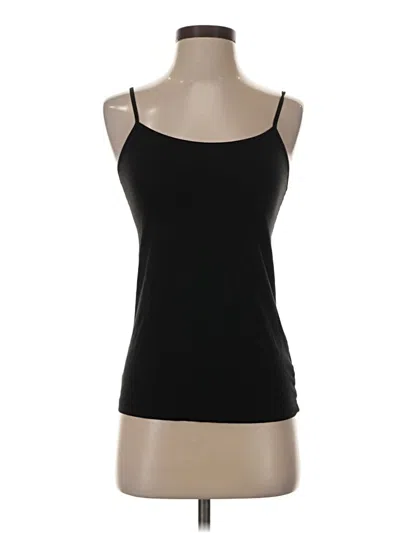Pre-owned Time And Tru Tank Top Black Strapless Neckline Tops