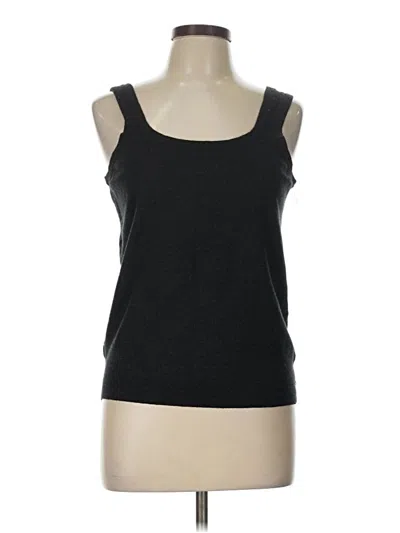 Pre-owned Time And Tru Tank Top Black Strapless Neckline Tops