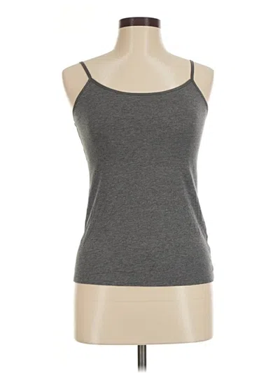 Pre-owned Time And Tru Tank Top Gray Halter Neckline Tops