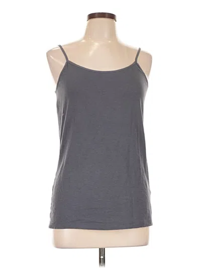 Pre-owned Time And Tru Tank Top Gray Halter Neckline Tops