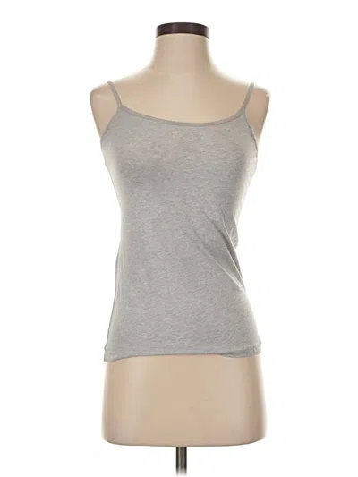 Pre-owned Time And Tru Tank Top Gray Strapless Neckline Tops