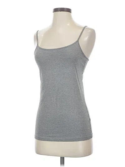 Pre-owned Time And Tru Tank Top Gray Strapless Neckline Tops