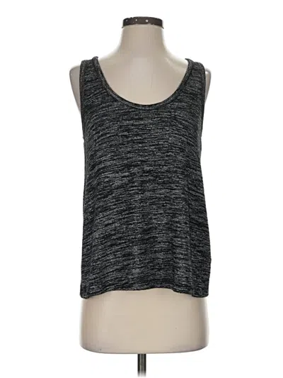 Pre-owned Time And Tru Tank Top Gray Strapless Neckline Tops