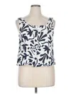 Time And Tru Tank Top Ivory Strapless Neckline Tops In Multi