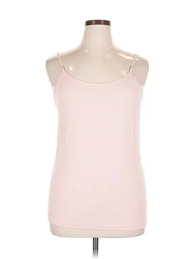 Pre-owned Time And Tru Tank Top Pink Halter Neckline Tops