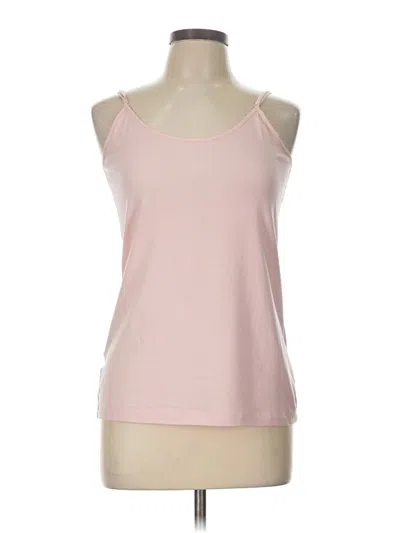 Pre-owned Time And Tru Tank Top Pink Halter Neckline Tops