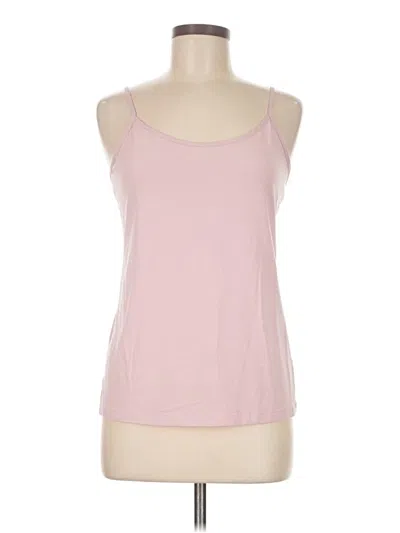 Pre-owned Time And Tru Tank Top Pink Halter Neckline Tops