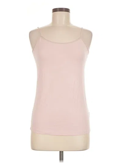 Pre-owned Time And Tru Tank Top Pink Halter Neckline Tops