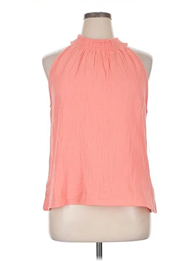 Time And Tru Tank Top Pink Halter Neckline Tops