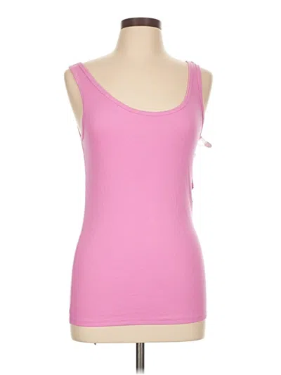 Time And Tru Tank Top Pink Strapless Neckline Tops