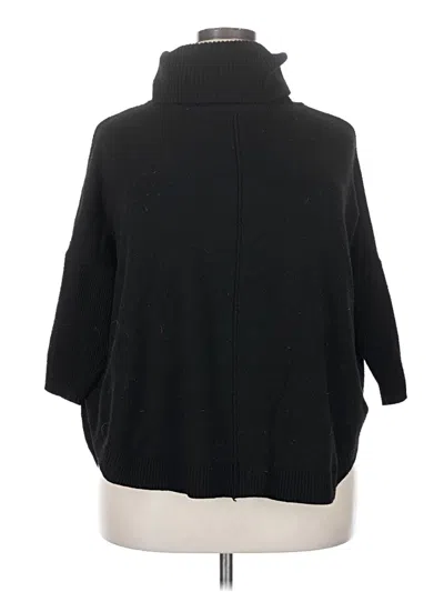 Pre-owned Time And Tru Turtleneck Sweater In Black