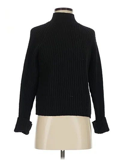 Pre-owned Time And Tru Turtleneck Sweater In Black